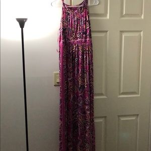 INC Fuschia Maxi Dress